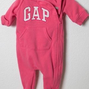 Baby Gap Pink Cozy Winter Onsie 0-3 Months